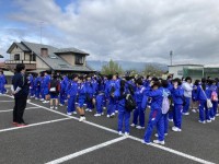 １年生が集合し始めました。