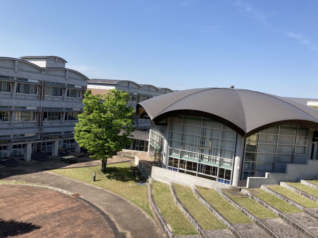 梁川中学校の風景