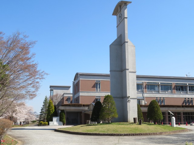 梁川中学校の風景