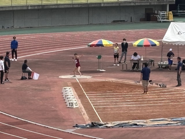 共通女子四種競技（第三種目:砲丸投げ）